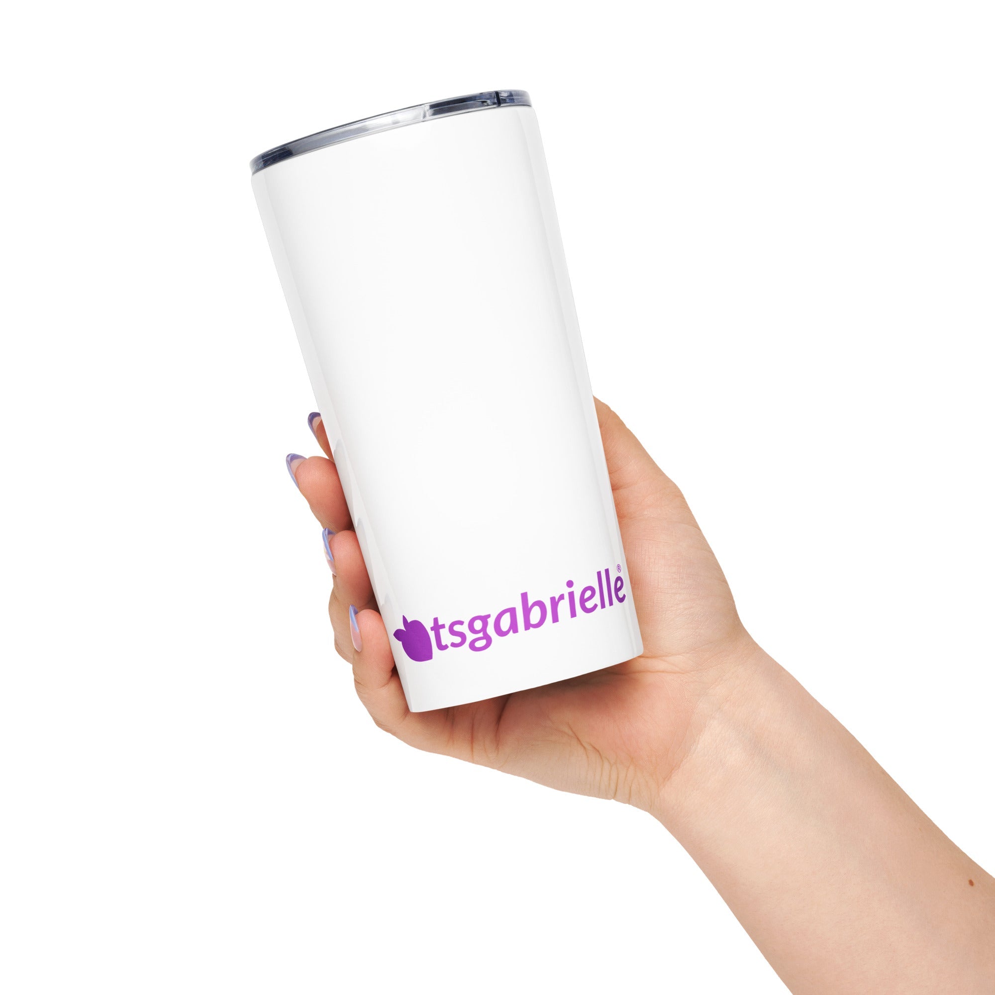 tsgabrielle® • Tapered Tumbler • White • Stainless Steel