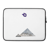 tsgabrielle® • Paris - The Louvre Pyramid • Laptop Sleeve • 2 Sizes - 13" and 15" mockup 9