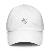 Under Armour® by tsgabrielle® • Dad Hat • White mockup 3