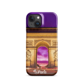 tsgabrielle® • Paris - Arc de Triomphe • Snap Case Compatible with iPhone® • Latest Models mockup 50