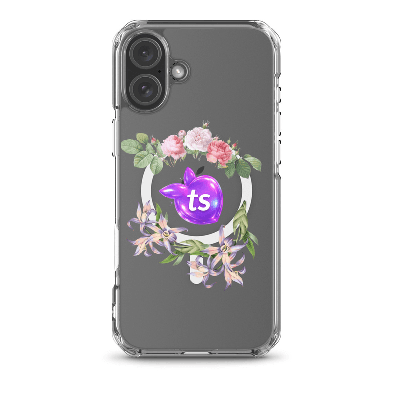 tsgabrielle® • TransFLOWer™ • Case Compatible with iPhone® • Clear • MagSafe® • Latest Mode mockup 28
