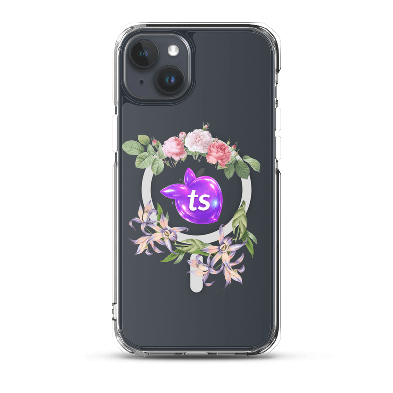 tsgabrielle® • TransFLOWer™ • Case Compatible with iPhone® • Clear • MagSafe® • Latest Mode mockup 16