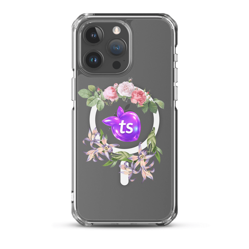 tsgabrielle® • TransFLOWer™ • Case Compatible with iPhone® • Clear • MagSafe® • Latest Mode mockup 19