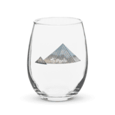 tsgabrielle® • Paris – The Louvre Pyramid • Stemless Wine Glass • 15 oz mockup 3