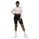 tsgabrielle® • For Her • TransFLOWer™ • Long-Sleeve Crop Top mockup 3