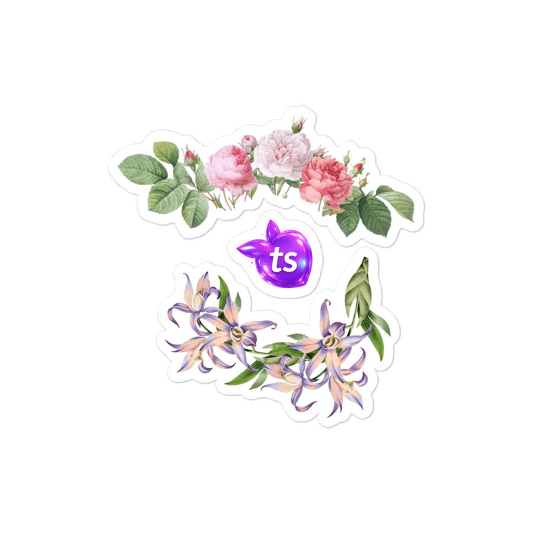 tsgabrielle® • TransFLOWer™ • Bubble-Free Stickers • 3 Sizes mockup 8