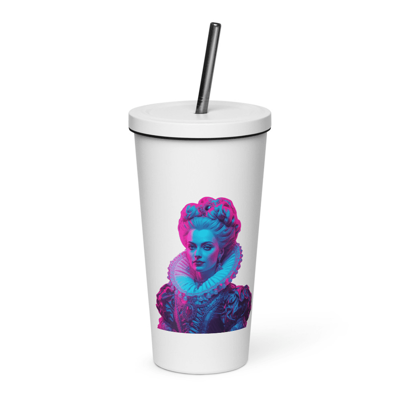 tsgabrielle® • Paris - Marie Antoinette • Tumbler • Stainless Steel • White • 20 oz mockup 2