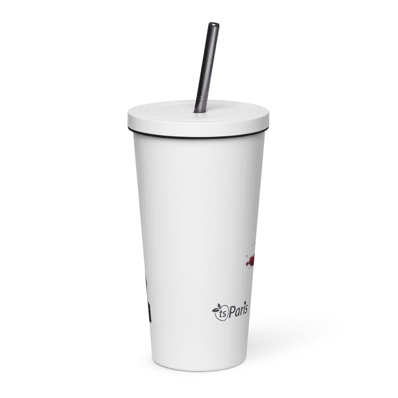 tsgabrielle® • Paris - Napoleon Bonaparte • Tumbler • Stainless Steel • White • 20 oz