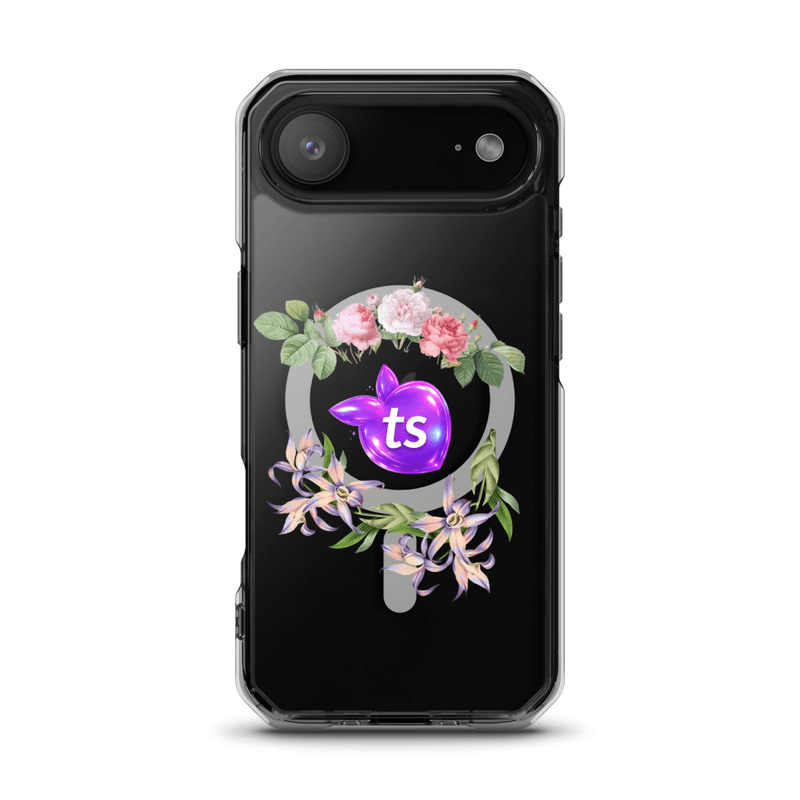 tsgabrielle® • TransFLOWer™ • Case Compatible with iPhone® • Clear • MagSafe® • Latest Mode mockup 40