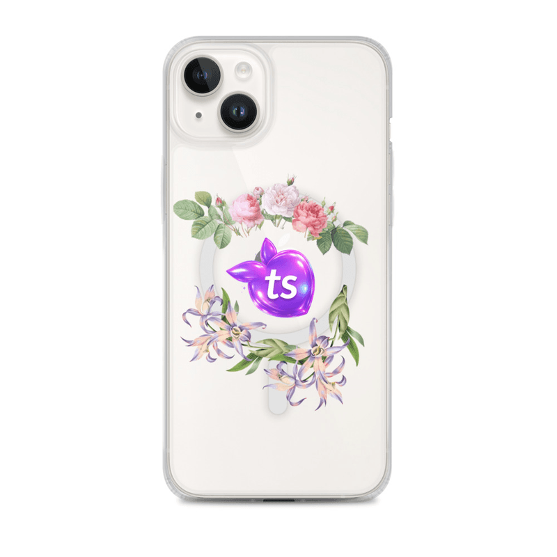 tsgabrielle® • TransFLOWer™ • Case Compatible with iPhone® • Clear • MagSafe® • Latest Mode mockup 2