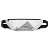 tsgabrielle® • Paris - The Louvre Pyramid • Fanny Pack • 2 Sizes mockup 3