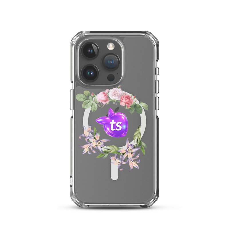 tsgabrielle® • TransFLOWer™ • Case Compatible with iPhone® • Clear • MagSafe® • Latest Mode mockup 22