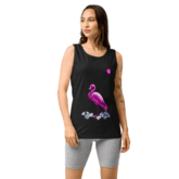 tsgabrielle® • For Her • Flamant Rose • Garment-Dyed Tank Top • Black mockup 3