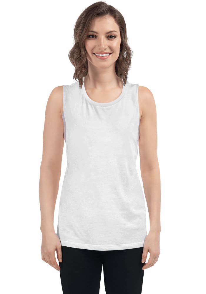 tsgabrielle® • For Her • TransFLOWer™ • Muscle Tank • White mockup 6