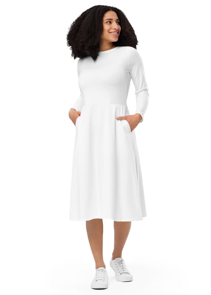 tsgabrielle® • For Her • TransFLOWer™ • Long Midi Dress mockup 27