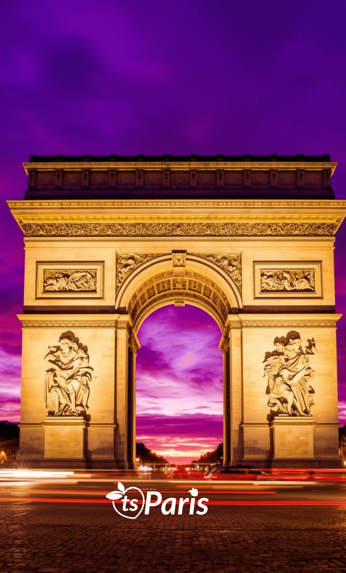 tsgabrielle® • Paris - Arc de Triomphe • Snap Case Compatible with iPhone® • Latest Models