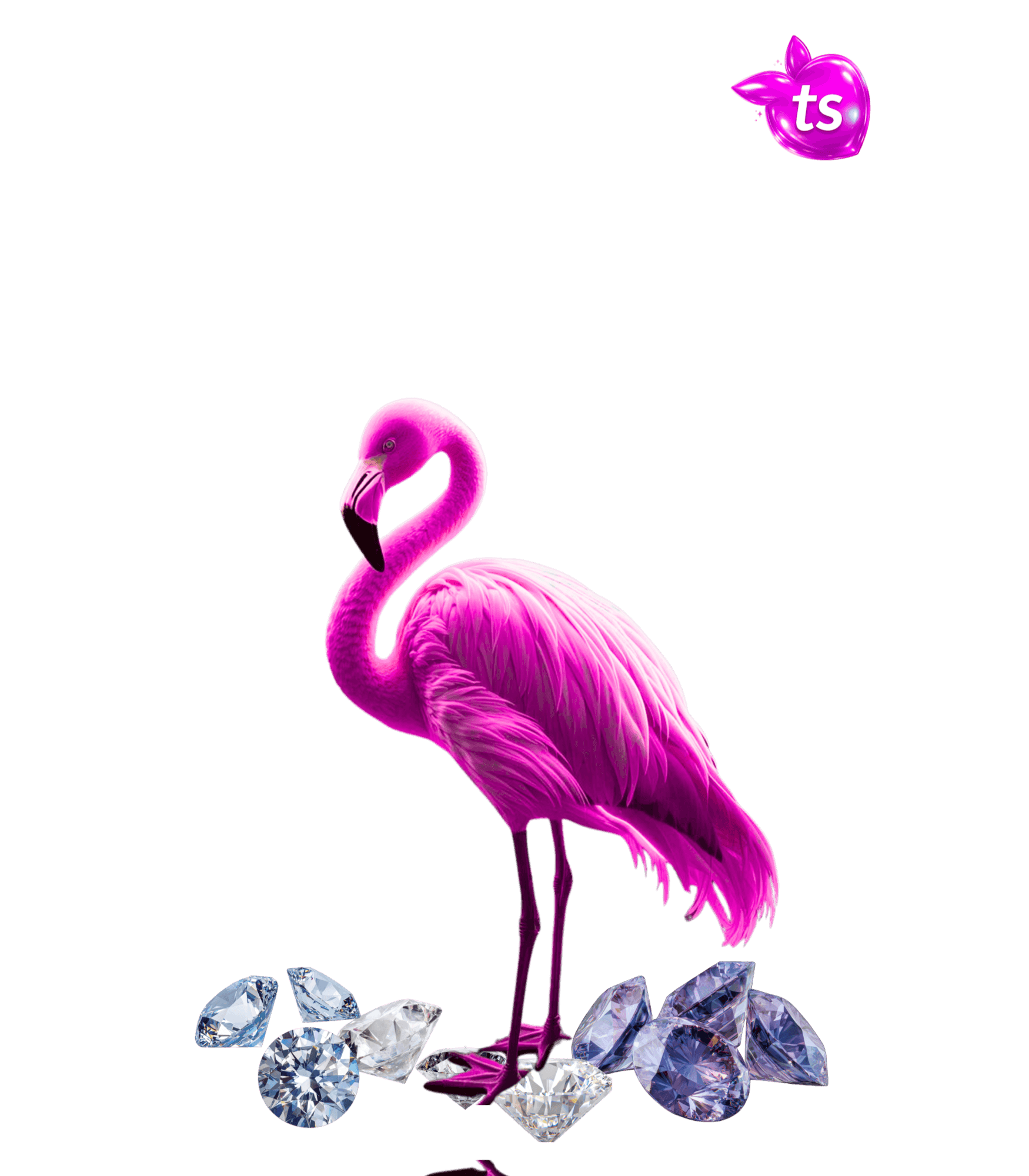 tsgabrielle® • For Her • Flamant Rose • Garment-Dyed Tank Top • Black