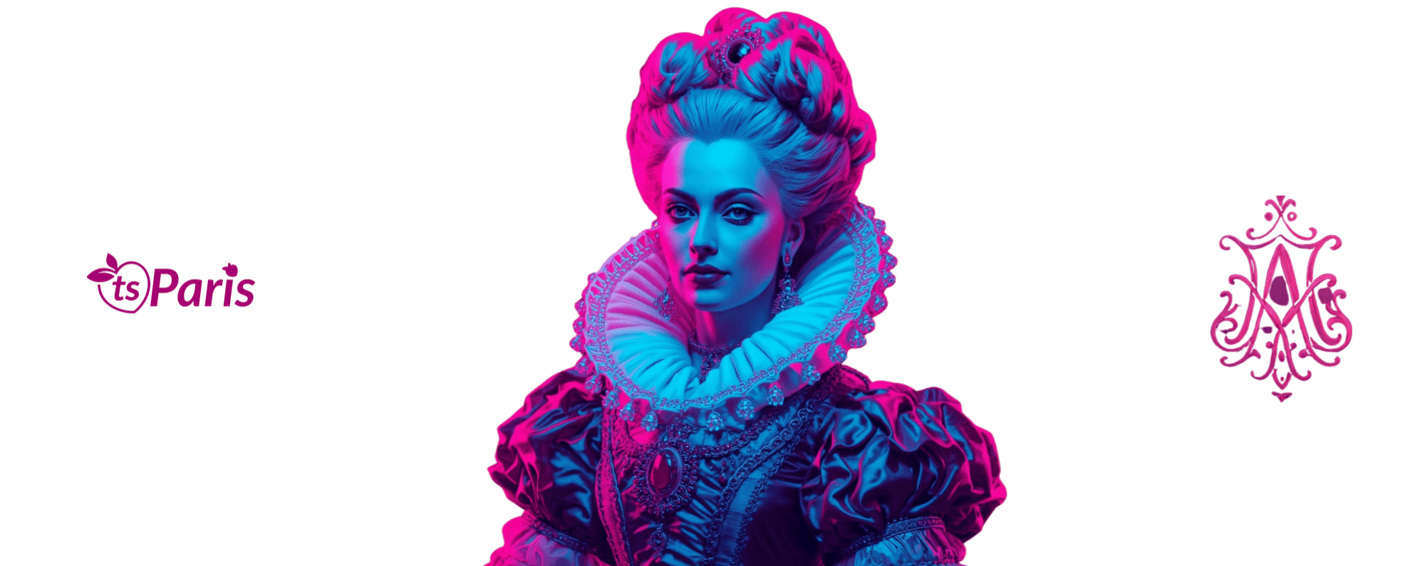 tsgabrielle® • Paris - Marie Antoinette • Tumbler • Stainless Steel • White • 20 oz