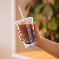 tsgabrielle® • Paris - The Louvre Pyramid • Plastic Tumbler • Clear • 16 oz