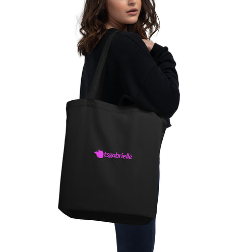 tsgabrielle® • Flamant 🦩 Rose • Bag • Black • 100% Cotton Organic