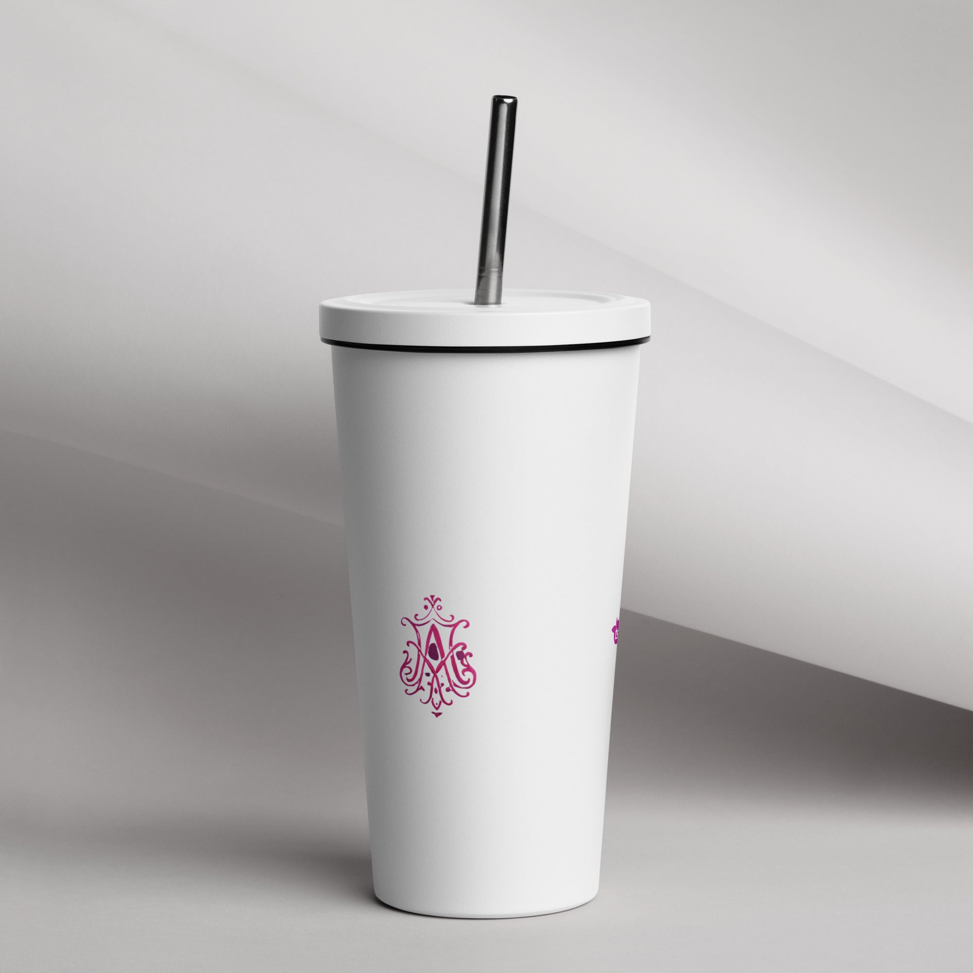 tsgabrielle® • Paris - Marie Antoinette • Tumbler • Stainless Steel • White • 20 oz