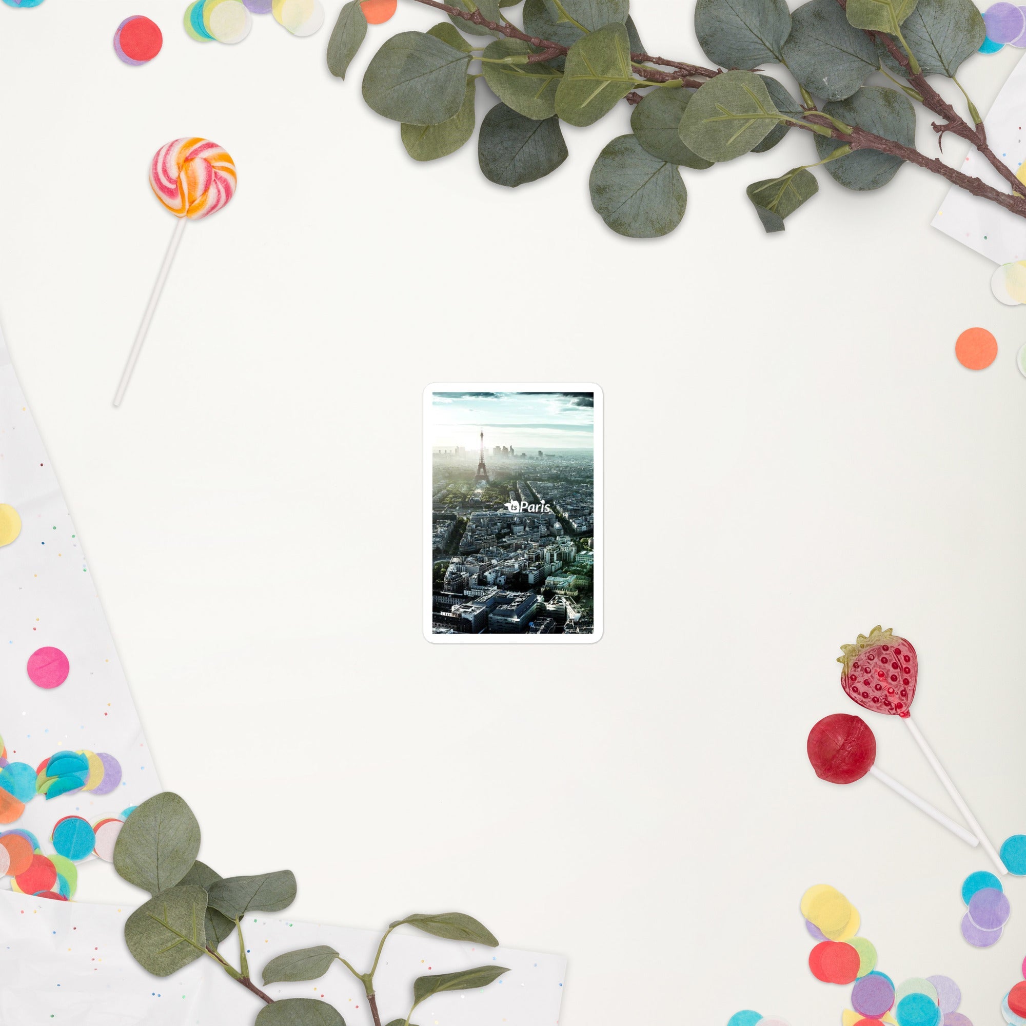 tsgabrielle® • Paris - Panoramic View • Bubble-Free Sticker • 3 Sizes