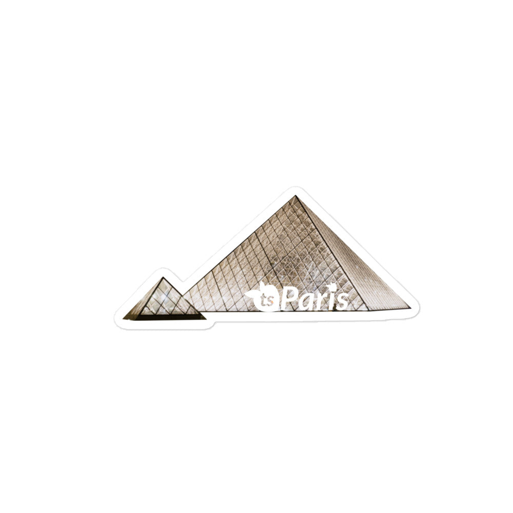 tsgabrielle® • Paris - The Louvre Pyramid • Bubble-Free Sticker • 3 Sizes