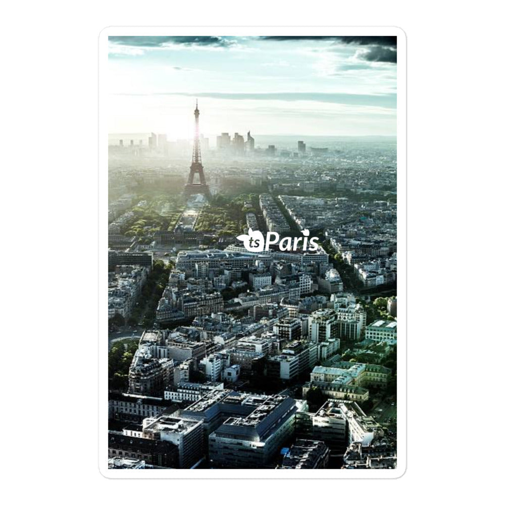 tsgabrielle® • Paris - Panoramic View • Bubble-Free Sticker • 3 Sizes