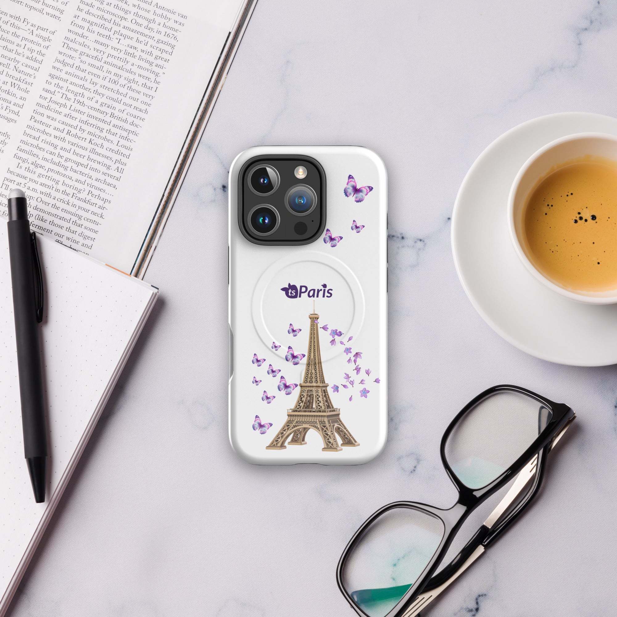tsgabrielle® • Paris - La Tour Eiffel • Tough Case Compatible with iPhone® • MagSafe® • Latest Models •
