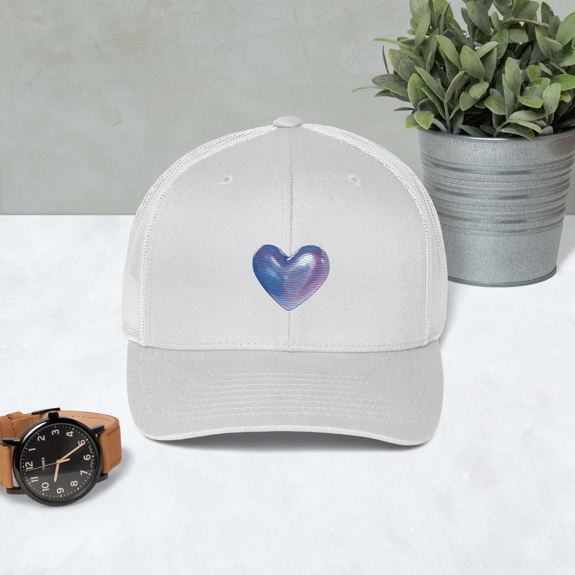 tsgabrielle® • TransLove • Trucker Cap • White
