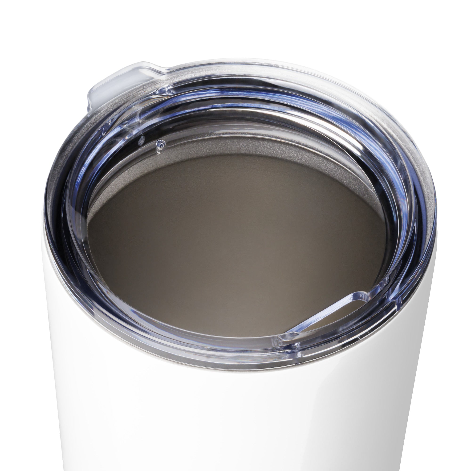 tsgabrielle® • Tapered Tumbler • White • Stainless Steel • 20 oz