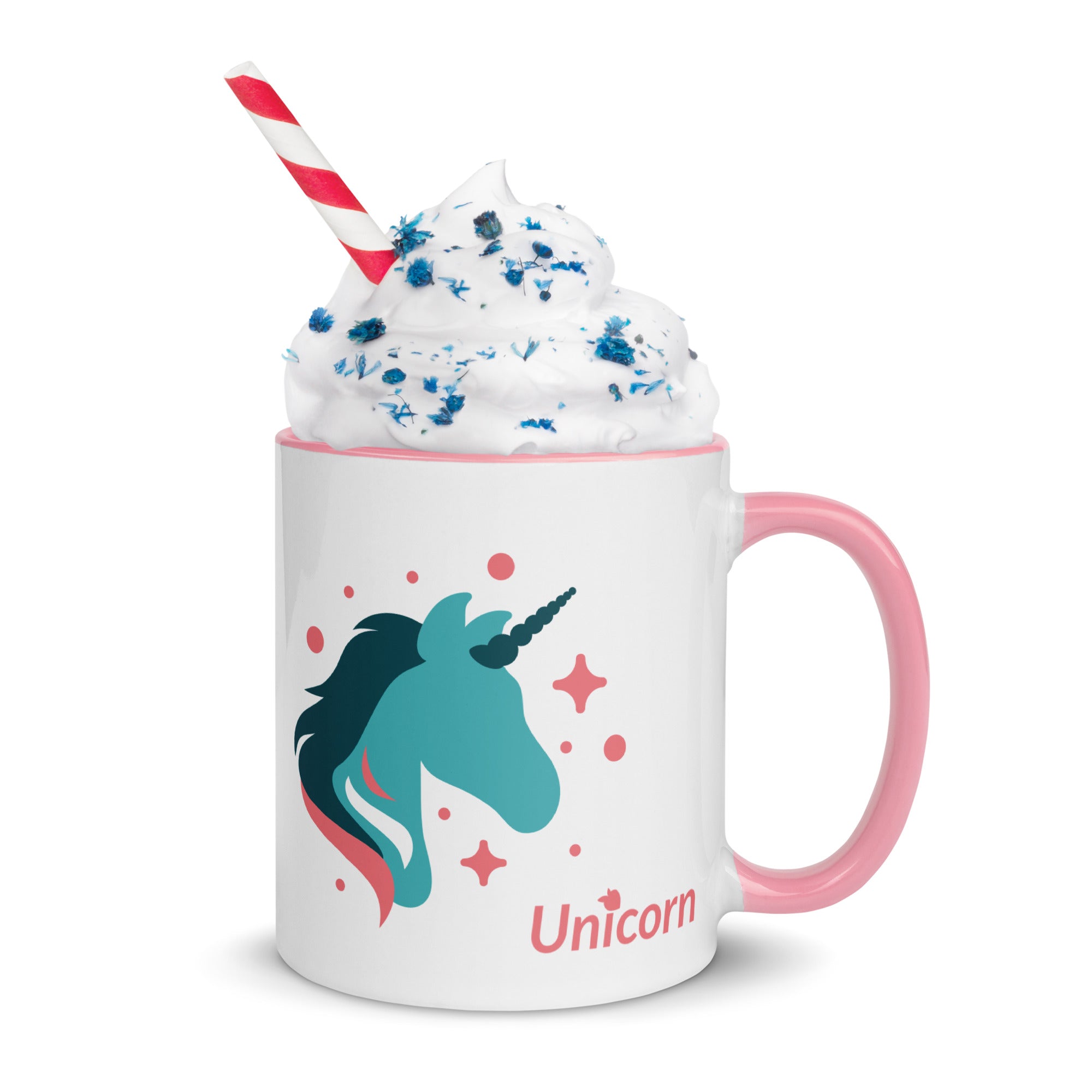 tsgabrielle® • Mug with Color Inside • 🦄 Unicorn - Seraphina • Ceramic • 11 oz
