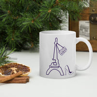 tsgabrielle® • Paris - La Tour Eiffel • Glossy Mug • White • Ceramic • 11 oz